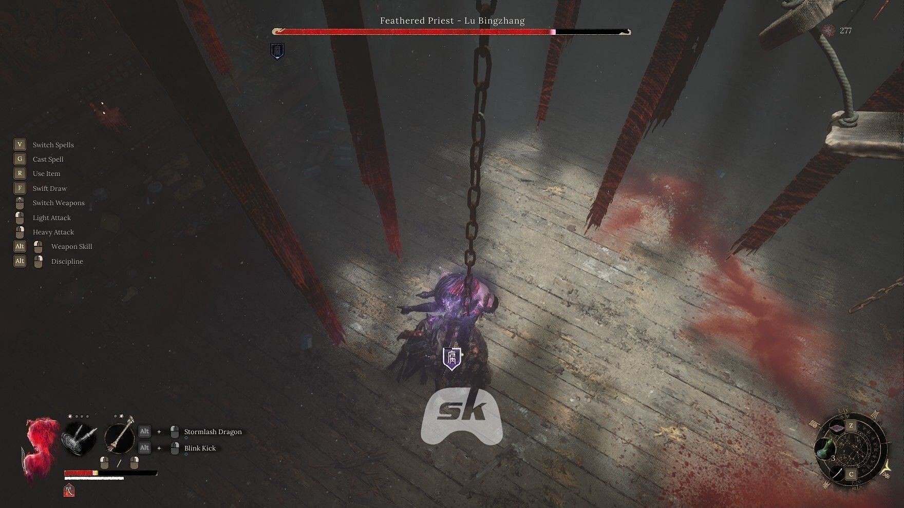 Duel with Feathered Priest – Lu Bingzhang in Wuchang: Fallen Feathers (Image via Sportskeeda Gaming || 505 Games)